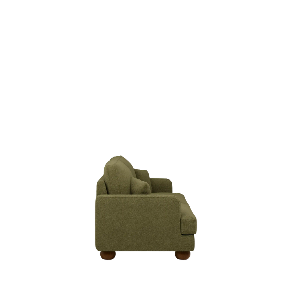 Nola 2 Seater Boucle Sofa in Green