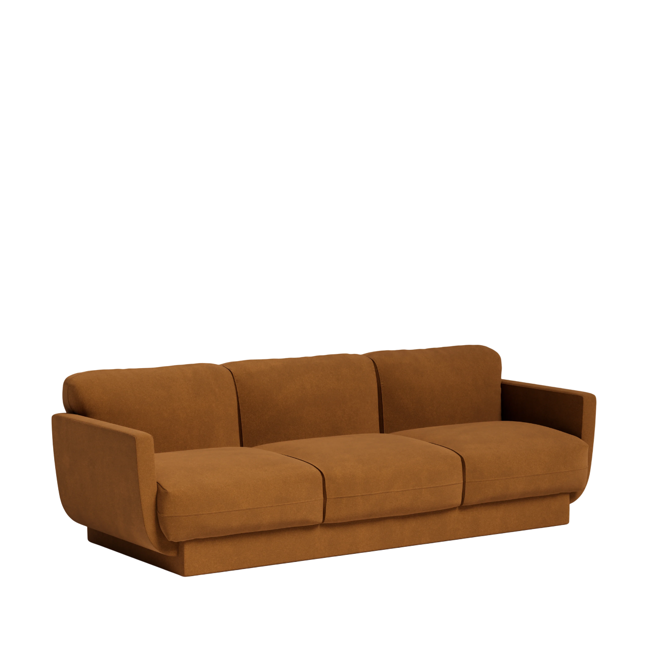 Versatile Brown Connick 3 Seater Sofa