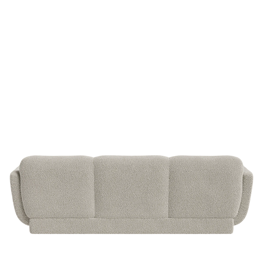 Connick Curved Speckled Boucle 3 Seater Sofa