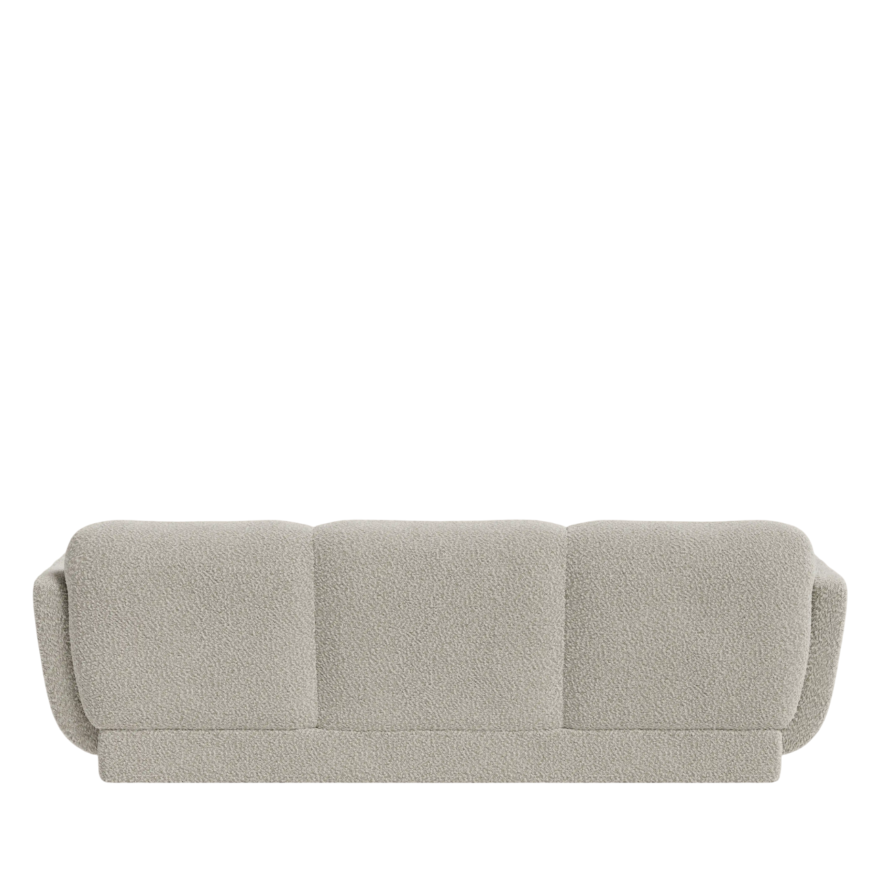 Connick Curved Speckled Boucle 3 Seater Sofa