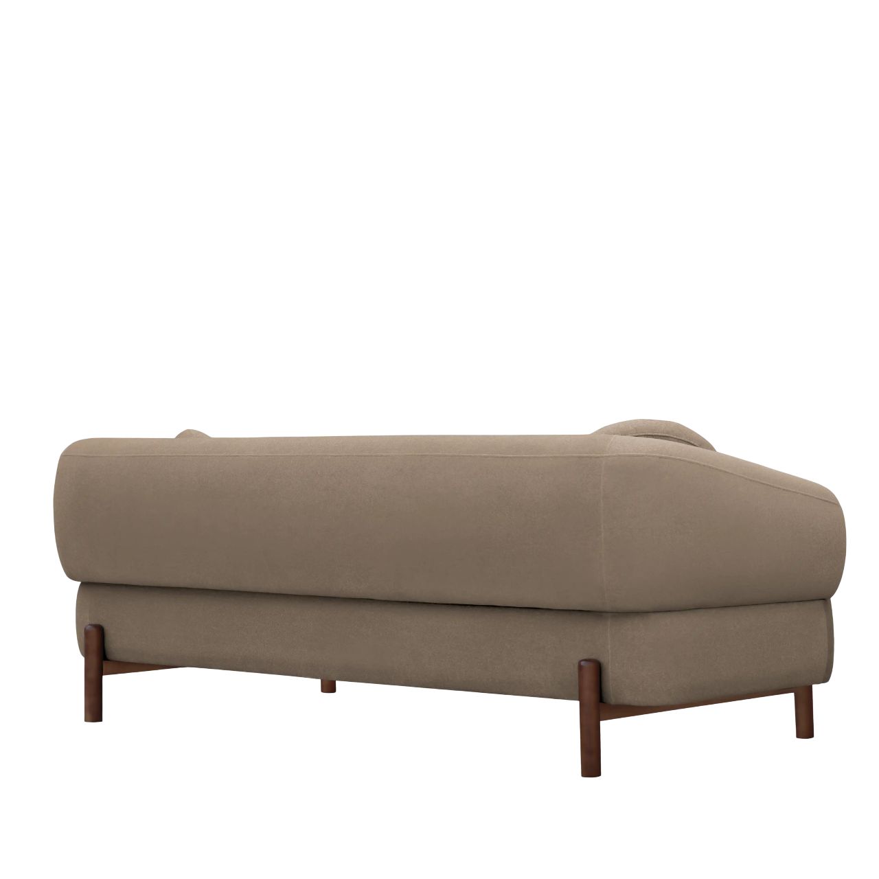 Hallfield 3 Seater Brown Sofa
