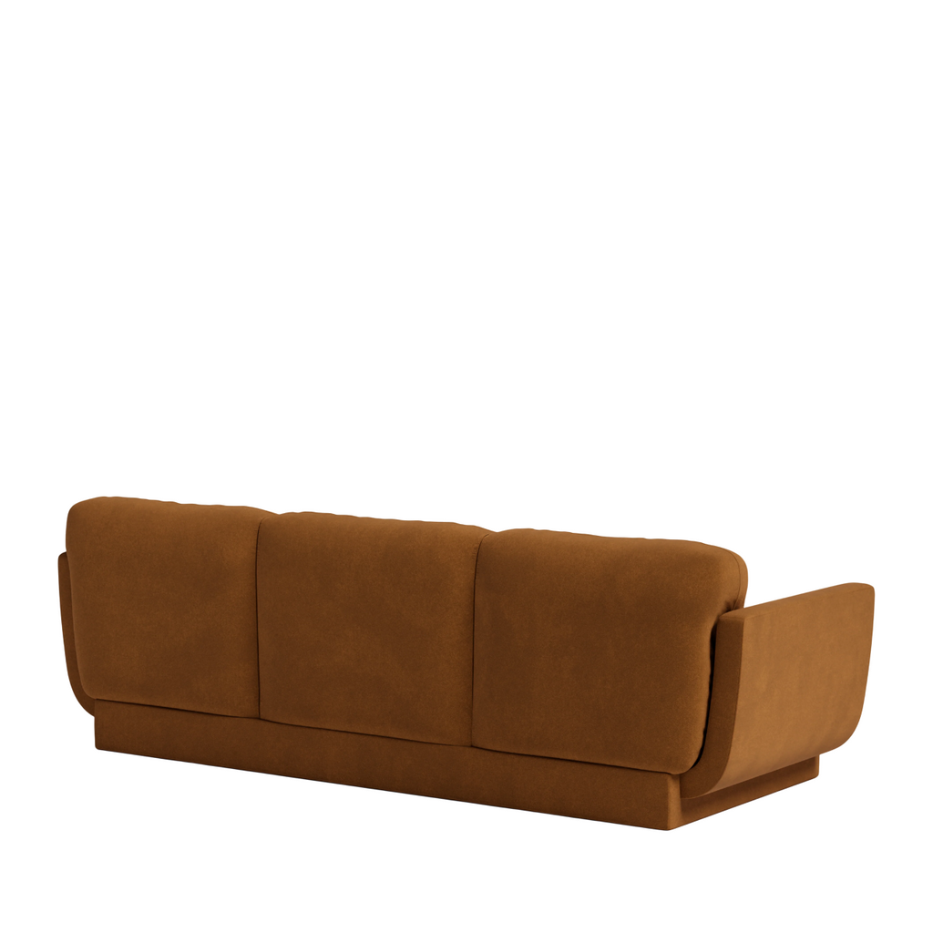 Versatile Brown Connick 3 Seater Sofa